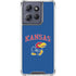 University of Kansas Collegiate Text Moto G 5G (2025) Clear Case