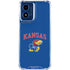 University of Kansas Collegiate Text Moto G 5G (2024) Clear Case