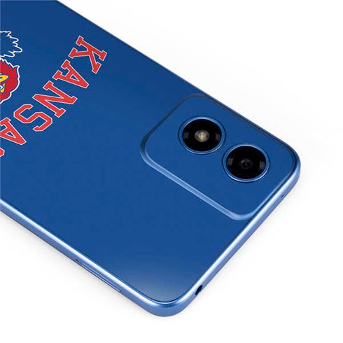 University of Kansas Collegiate Text Moto G Play 4G (2024) Skin
