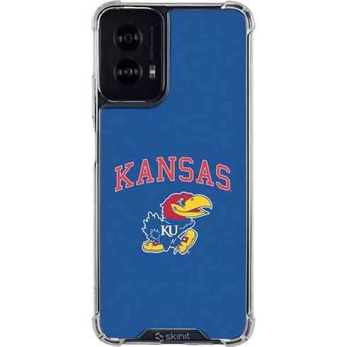 University of Kansas Collegiate Text Moto G Power 5G (2024) Clear Case
