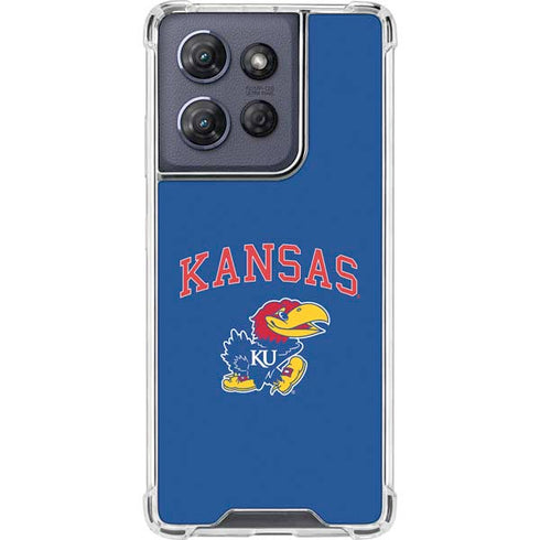 University of Kansas Collegiate Text Moto G Power 5G (2025) Clear Case