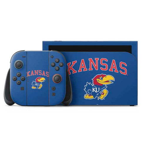 University of Kansas Collegiate Text Nintendo Switch 2 (2025) with Joy-Con Skin