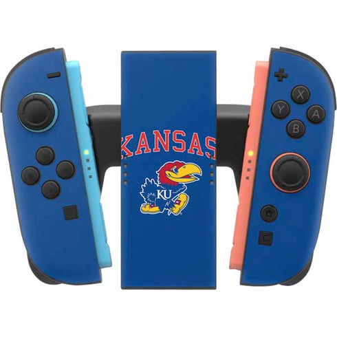 University of Kansas Collegiate Text Nintendo Switch 2 (2025) Joy-Con Controller Skin