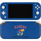 University of Kansas Collegiate Text Nintendo Switch Lite Skin