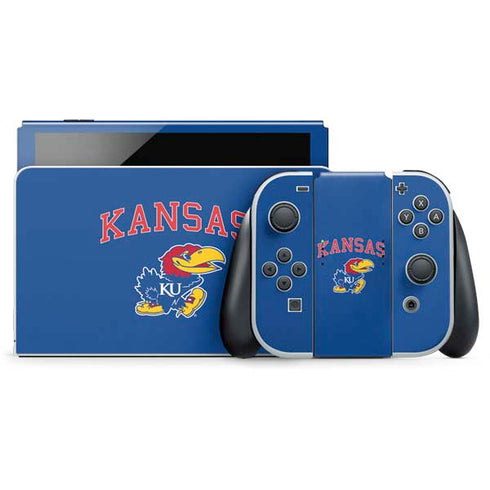 University of Kansas Collegiate Text Nintendo Skins
