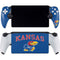University of Kansas Collegiate Text PlayStation Portal Remote Player Skin