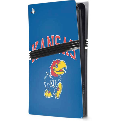 University of Kansas Collegiate Text PlayStation PS5 Skins