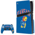 University of Kansas Collegiate Text PS5 Pro Disk Bundle Skin