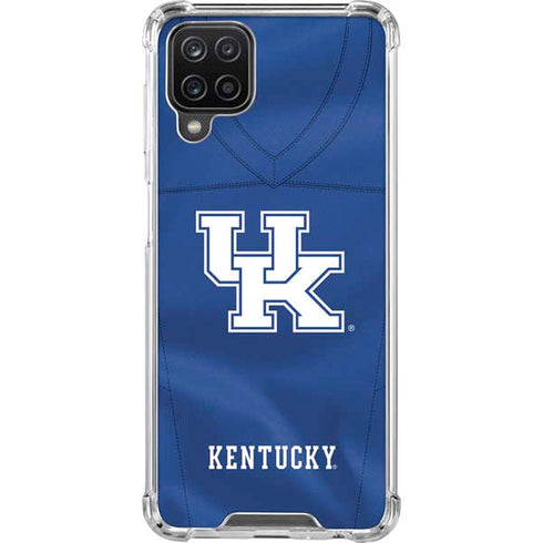 University of Kentucky Blue Jersey Galaxy A12 Clear Case