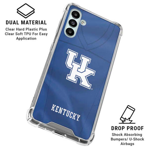 University of Kentucky Blue Jersey Galaxy A13 5G Clear Case