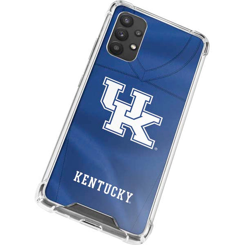 University of Kentucky Blue Jersey Galaxy A32 5G Clear Case