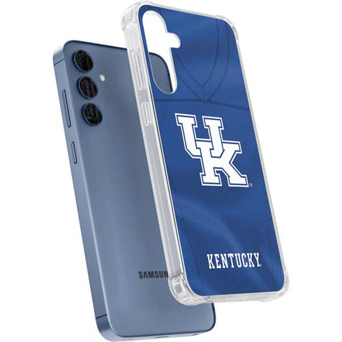 University of Kentucky Blue Jersey Galaxy A55 5G Clear Case