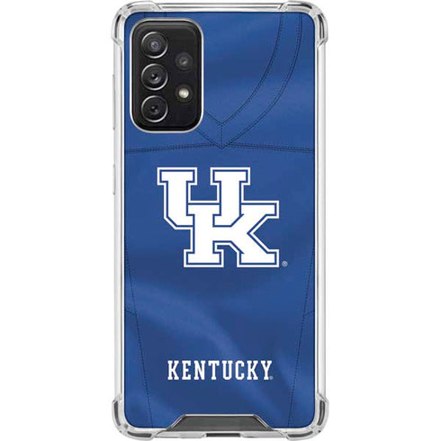 University of Kentucky Blue Jersey Galaxy A72 5G Clear Case