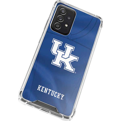 University of Kentucky Blue Jersey Galaxy A72 5G Clear Case