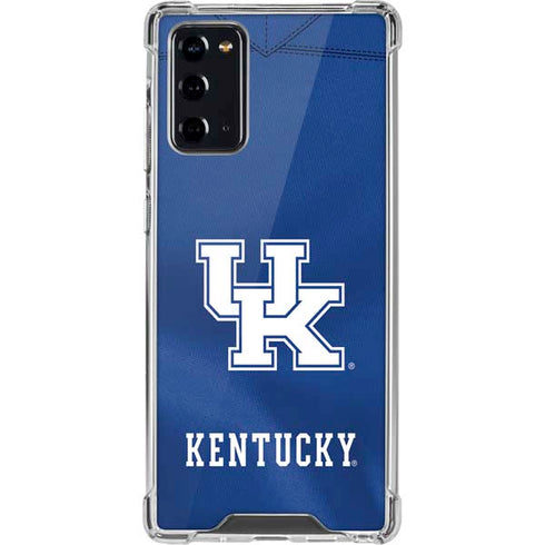 University of Kentucky Blue Jersey Galaxy Note20 5G Clear Case