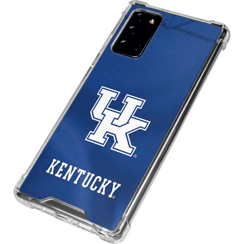 University of Kentucky Blue Jersey Galaxy Note20 5G Clear Case