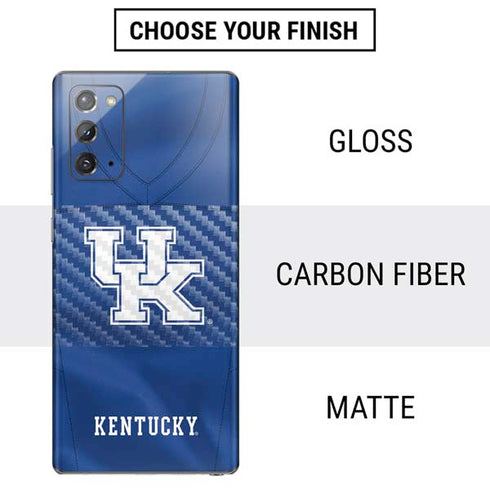 University of Kentucky Blue Jersey Galaxy Note20 5G Skin