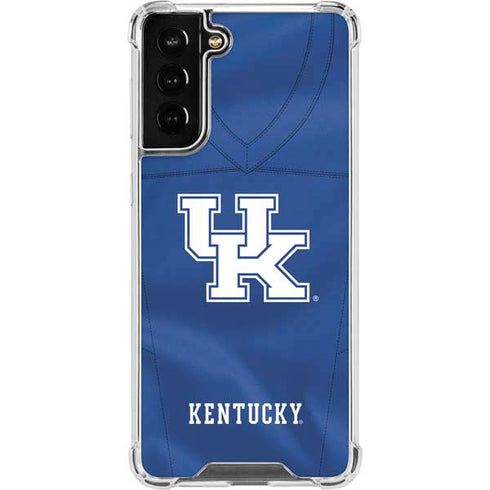 University of Kentucky Blue Jersey Galaxy S22 Plus Clear Case
