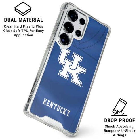 University of Kentucky Blue Jersey Galaxy S26 Ultra Clear Case