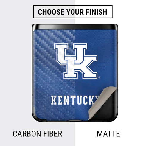 University of Kentucky Blue Jersey Galaxy Z Flip Skin