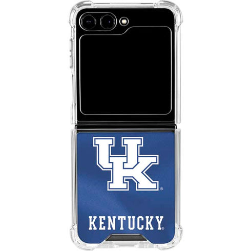 University of Kentucky Blue Jersey Galaxy Z Flip5 5G Clear Case