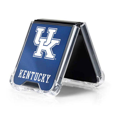 University of Kentucky Blue Jersey Galaxy Z Flip5 5G Clear Case