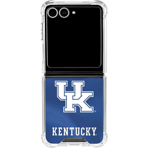 University of Kentucky Blue Jersey Galaxy Z Flip7 Clear Case