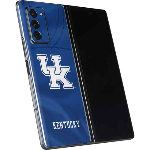 University of Kentucky Blue Jersey Galaxy Z Fold2 5G Skin