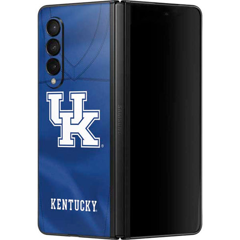 University of Kentucky Blue Jersey Galaxy Z Fold3 5G Skin