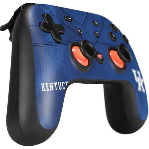 University of Kentucky Blue Jersey Google Stadia Controller Skin