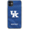 University of Kentucky Blue Jersey iPhone 11 Clear Case