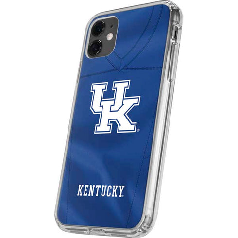 University of Kentucky Blue Jersey iPhone 11 Clear Case