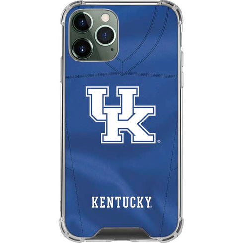 University of Kentucky Blue Jersey iPhone 11 Pro Max Clear Case