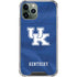 University of Kentucky Blue Jersey iPhone 11 Pro Max Clear Case