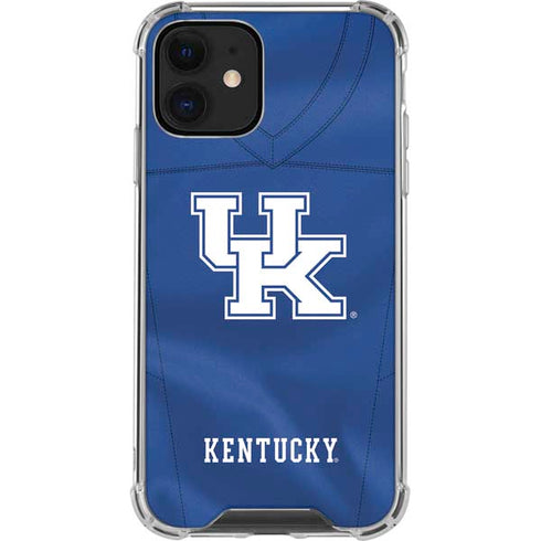 University of Kentucky Blue Jersey iPhone 12 Mini Clear Case