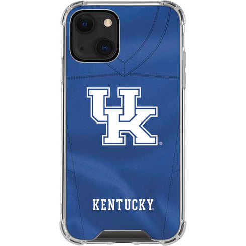 University of Kentucky Blue Jersey iPhone 13 Mini Clear Case