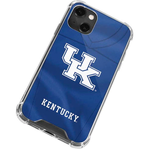 University of Kentucky Blue Jersey iPhone 13 Mini Clear Case
