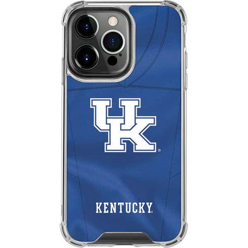 University of Kentucky Blue Jersey iPhone 13 Pro Clear Case