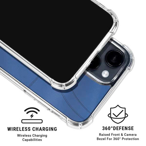 University of Kentucky Blue Jersey iPhone 14 Plus Clear Case
