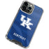 University of Kentucky Blue Jersey iPhone 14 Pro Clear Case