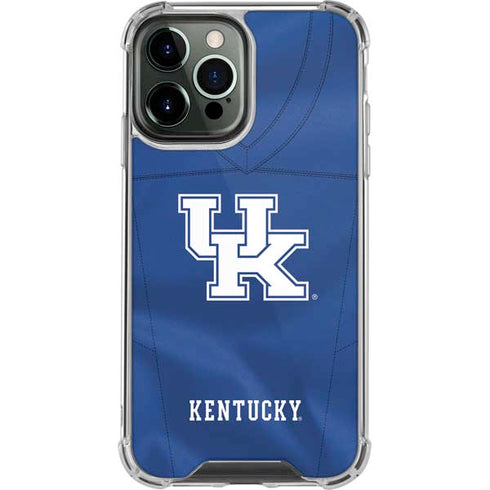 University of Kentucky Blue Jersey iPhone 14 Pro Max Clear Case