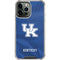 University of Kentucky Blue Jersey iPhone 14 Pro Max Clear Case