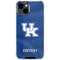 University of Kentucky Blue Jersey iPhone 15 Plus Clear Case