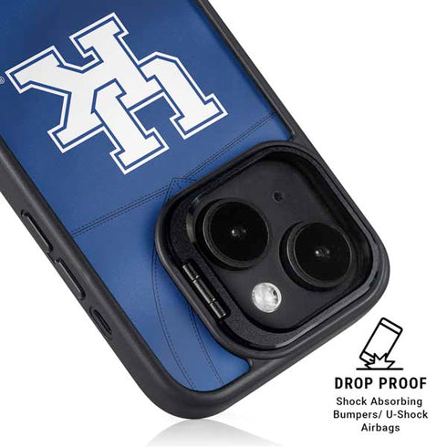 University of Kentucky Blue Jersey iPhone 15 Plus Kickstand Case
