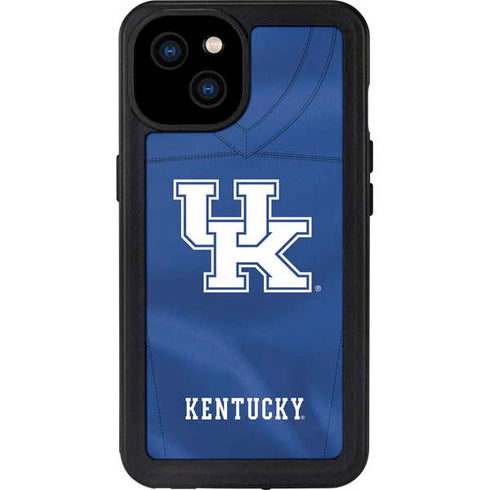 University of Kentucky Blue Jersey iPhone 15 Plus Waterproof Case
