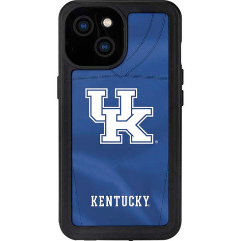 University of Kentucky Blue Jersey iPhone 15 Waterproof Case