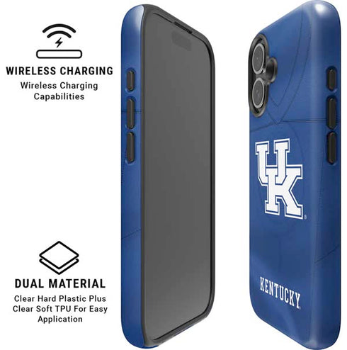 University of Kentucky Blue Jersey iPhone 16 Magsafe Impact Case