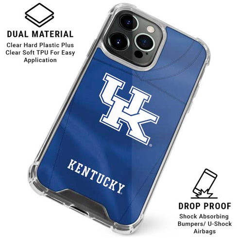 University of Kentucky Blue Jersey iPhone 16 Pro Max Clear Case