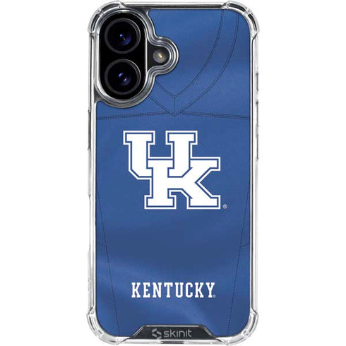 University of Kentucky Blue Jersey iPhone 17 Clear Case