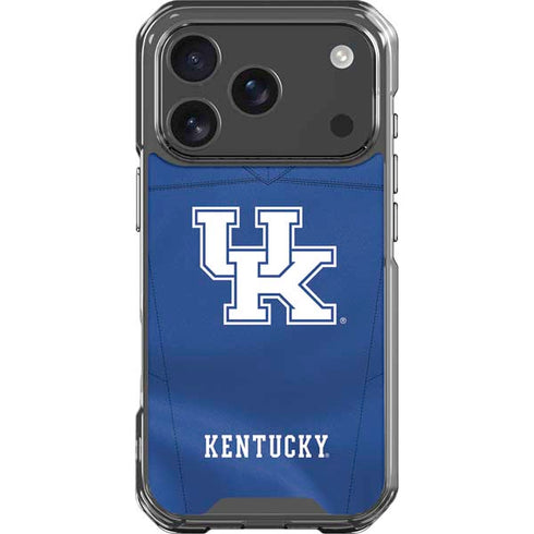 University of Kentucky Blue Jersey iPhone 17 Pro Clear Case